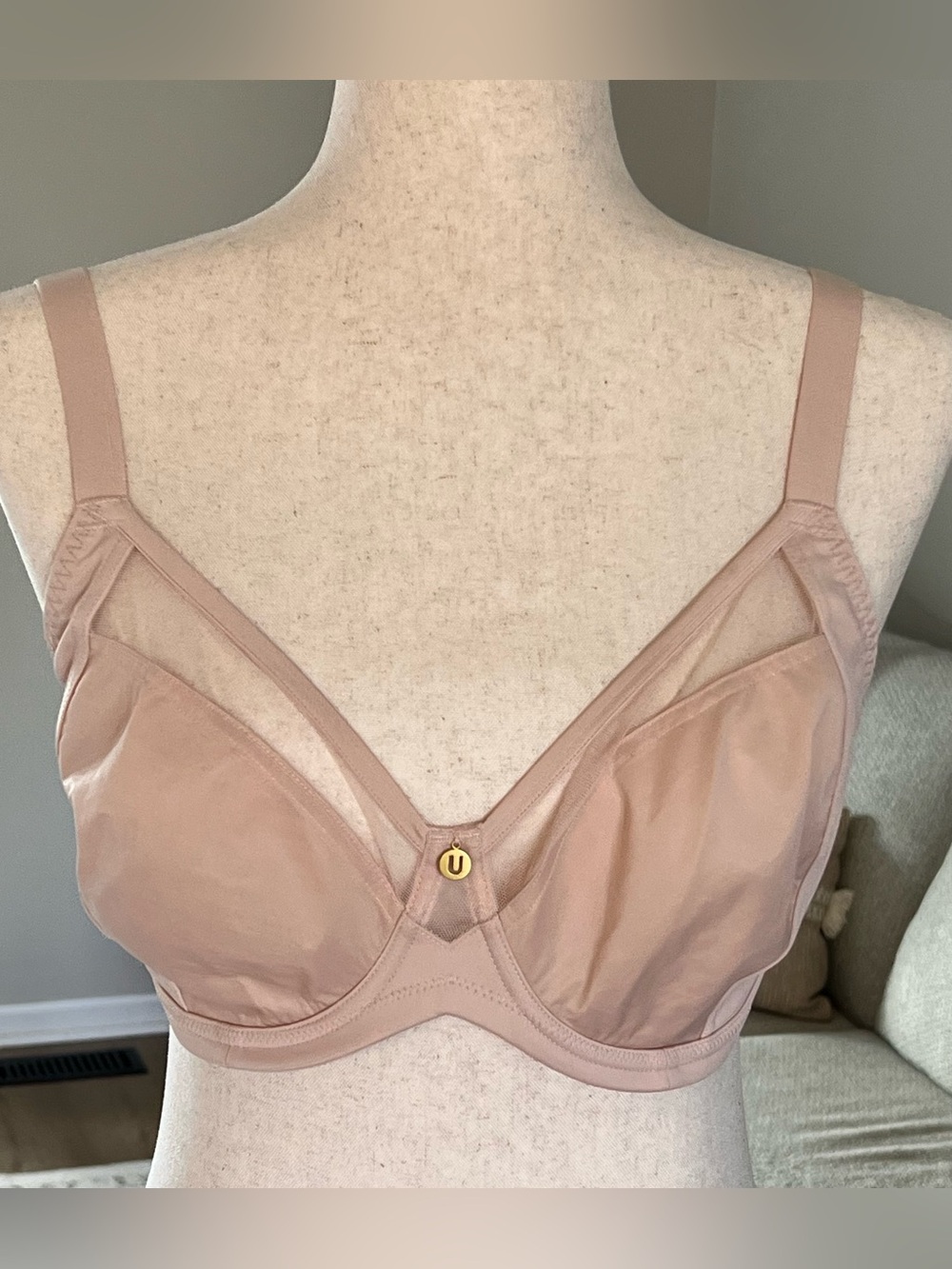Understance Jasmine Flexwire Demi Unpadded Spacer Bra Size 30G Soft Pink 104